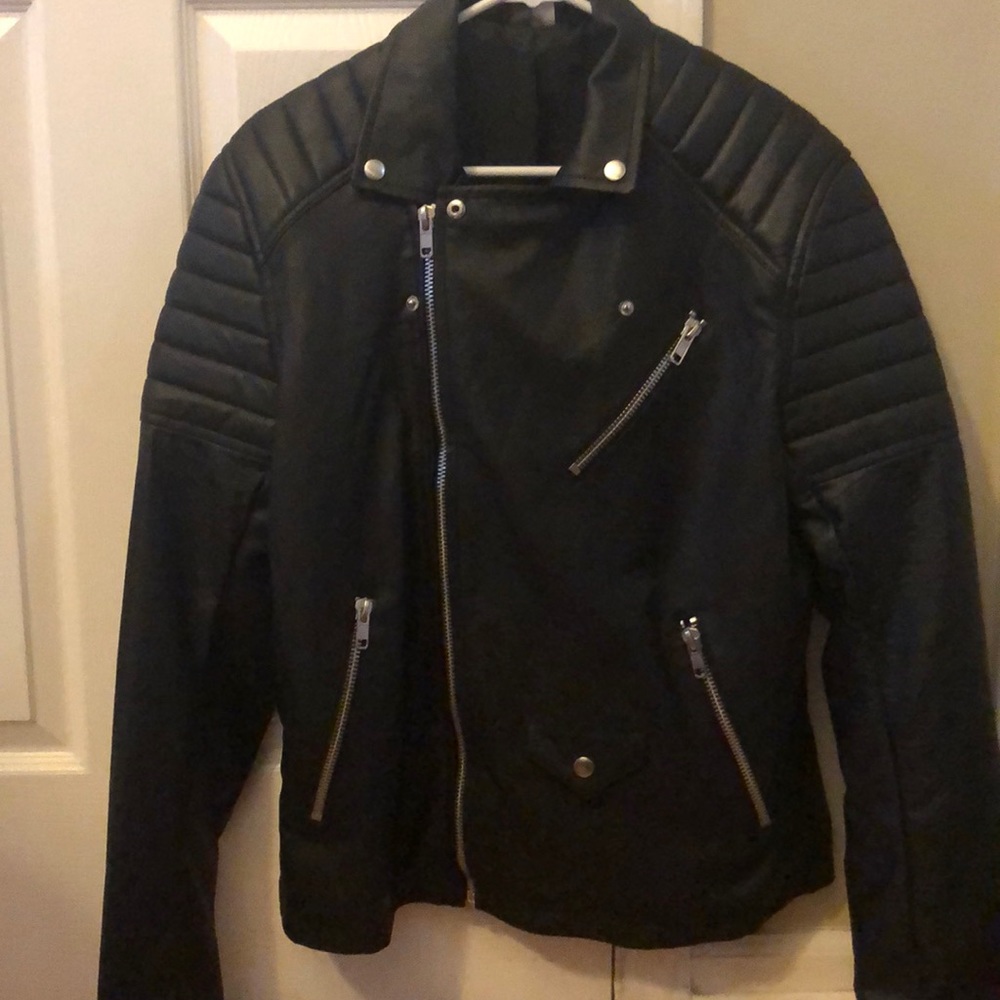 Men’s faux leather jacket H &M